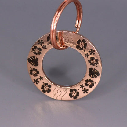 Personalised Washer Pet ID Tag – Engraved Both Sides