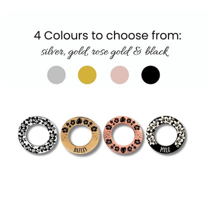 Personalised Washer Pet ID Tag – Engraved Both Sides